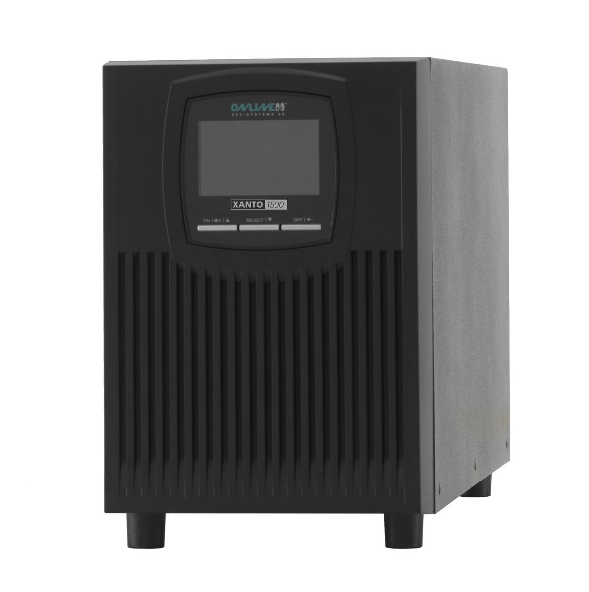 UPS Online USV X1500, 1500 VA, 1500 W, cu management, 4x C13, 1x RJ45, 1x USB, 12V 9Ah Tower, Negru