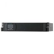 UPS Online USV X2000R, 2000 VA, 2000 W, on-line double-conversion, 8x C13, 1x RJ45, 1x USB, 12 V 9Ah LCD, Rack 2U, Negru