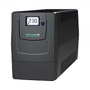 UPS Online USV YS400, 400 VA, 240 W, 2x Schuko, 1x USB, 12V 4.5Ah 7 minute (50% sarcina), Tower, Negru