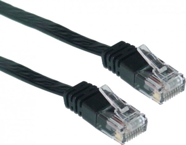 Patch cord Spacer  RJ45, 50 cm, negru