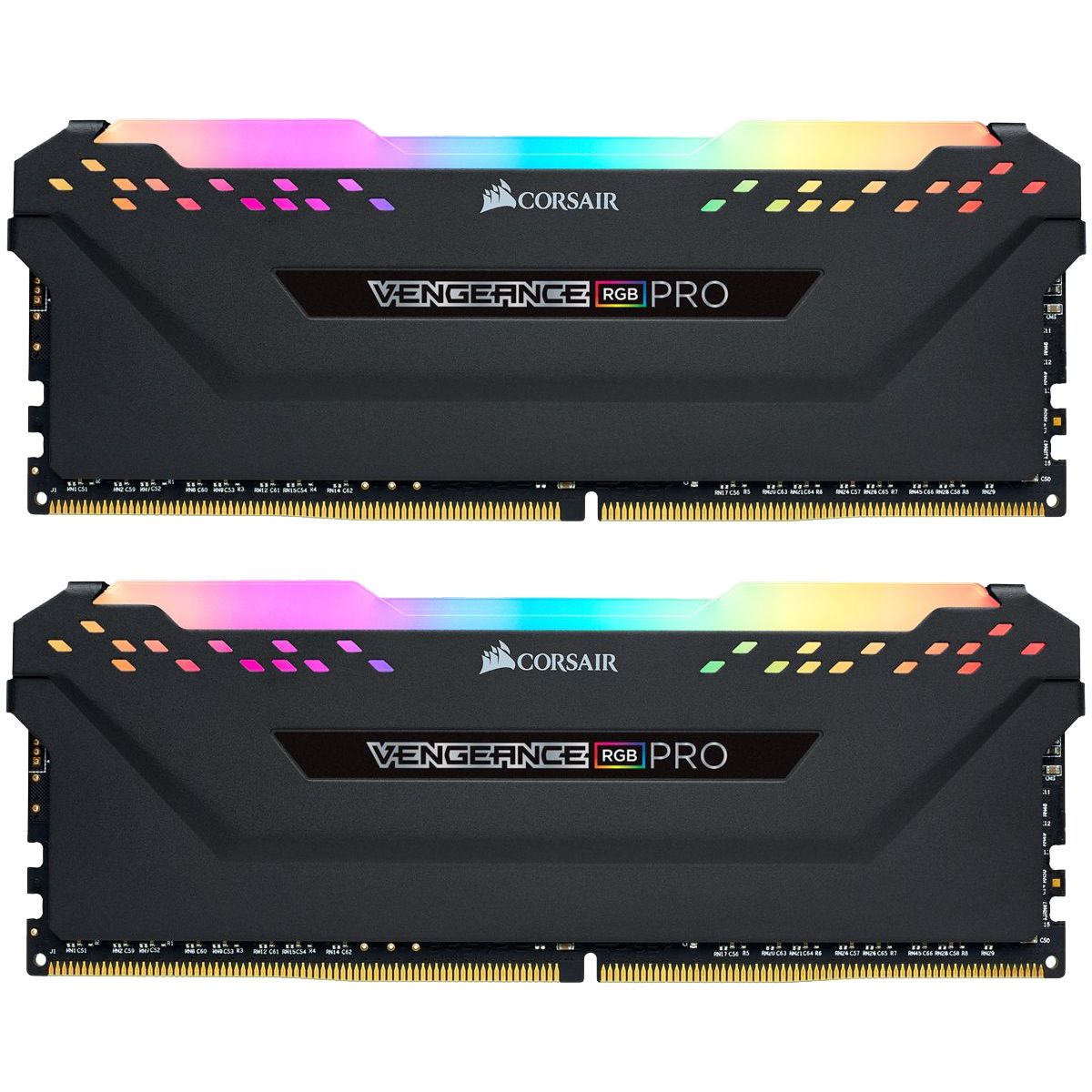 Memorie Corsair Vengeance PRO 32 GB DDR4 3200 MHz CL16, kit 2 x 16 GB, XMP 2.0, Negru, RGB