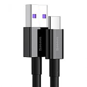 CABLU alimentare si date Baseus Superior, Fast Charging Data Cable pt. smartphone, USB la USB Type-C 66W, 1m, negru  CATYS-01  (include TV 0.06 lei)