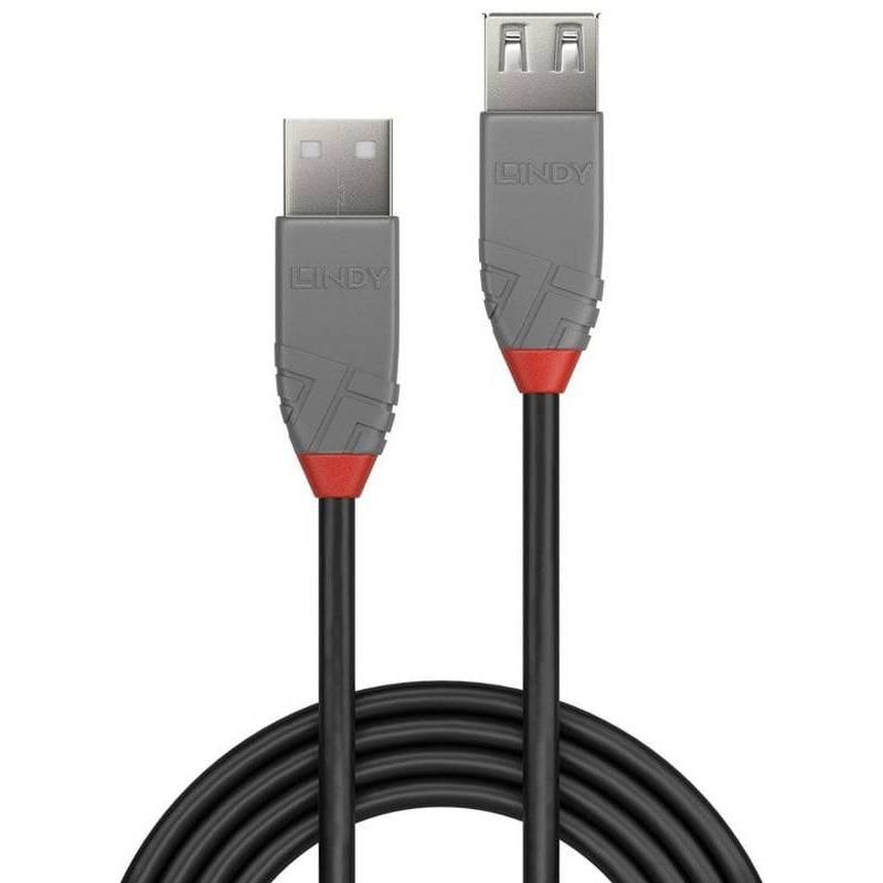Cablu Lindy 0.5m USB 2.0 Type A Extension, Anthra Line  https://www.lindy.co.uk/cables-adapters-c1/usb-c449/0-5m-usb-2-0-type-a- extension-cable-anthra-line-p11312