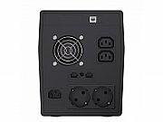 UPS Green Cell UPS09, 2000 VA, 1400 W, cu management, line-interactive, 2x Schuko, 3x C13, 12V/9Ah LCD, Tower, Negru