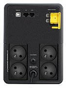 UPS APC BX1200MI-FR, 1200 VA, 650 W, line-interactive, 4x Schuko, 12V Baterie cu plăci de plumb şi acid, LED, Tower, Negru