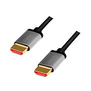 CABLU video LOGILINK, HDMI (T) la HDMI (T), 10m, conectori auriti, rezolutie maxima 4K DCI (4096 x 2160) la 60 Hz, ver. 2.0a, w. ethernet, negru,  CH0066  (include TV 0.8lei)