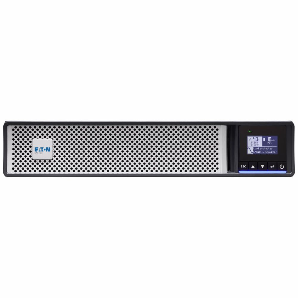 UPS Eaton 5PX1500IRT2UG2, 1500 VA, 1500 W, cu management, line-interactive, 8x C13, 1x C14, 1x USB, 12V/9Ah Lead–acid maintenance-free, LCD, Rack 2U, Negru