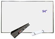 Tabla interactiva wireless 94  IBOARD IB-94Q4,16:9 tehnologie tactila IR, pentray inteligent, Zoom Meetings, Google Meet, Google Classroom, Microsoft Teams, Blue Jeans, Cisco Webex Meetings, Join.me, Zoho Meetings, Skype for business, GoToMeeting, Starleaf sau orice alta aplicatie de invatamant la