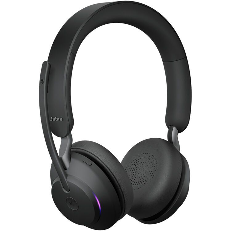 Casti wireless cu microfon Jabra Evolve2 65 MS, USB, Negru
