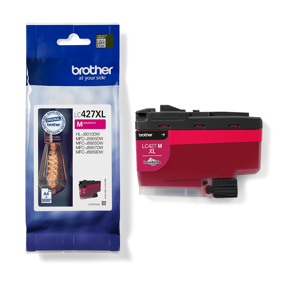 Cartus cerneala Brother LC427XLM ,Magenta ,3000 pagini ,Original (LC427XLM)