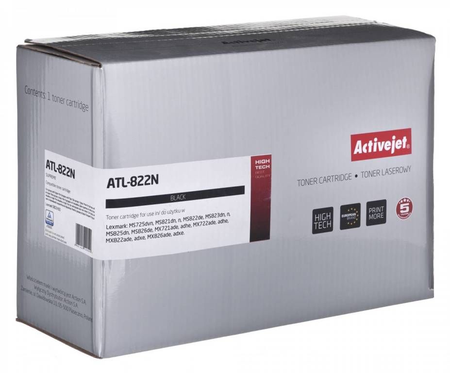 Activejet ATL-822N for Lexmark printers Lexmark replacement 58D2H00 Supreme 15000 pages black)