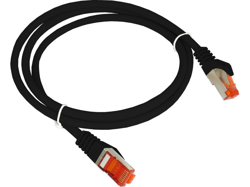 ALANTEC PATCH-CORD F/UTP CAT.6 PVC 1.0M BLACK