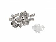 Lanberg PLS-6020 wire connector RJ-45 Stainless steel,Transparent