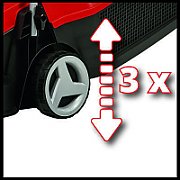 Einhell GE-CM 18/32 Li-Solo Walk behind lawn mower Battery Black, Red