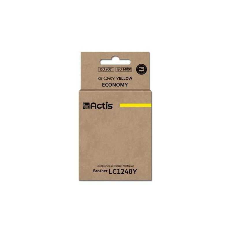 Cartus cerneala Actis KB-1240Y ,Galben ,19 ml (compatibil cu Brother KB-1240Y)