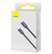 CABLU alimentare si date Baseus Crystal Shine, Fast Charging Data Cable pt. smartphone, USB Type-C la USB Type-C 100W, 1.2m, braided, negru  CAJY000601  (include timbru verde 0.25 lei) - 6932172602864