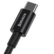 CABLU alimentare si date Baseus Tungsten Gold One-for-three, Fast Charging Data Cable pt. smartphone, USB la Micro-USB + Lightning Iphone + USB Type-C 3.5A, braided, 1.5 m, negru  CAMLTWJ-01  (include timbru verde 0.25 lei)