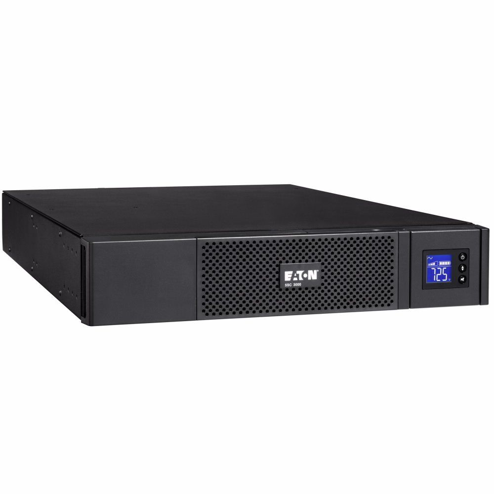 UPS Eaton 5SC1000IR, 1000 VA, 700 W, cu management, line-interactive, 8x C13, 1x C14, 1x USB, 12V 9Ah Maintenance-free lead-acid, LCD, Rack 2U, Negru