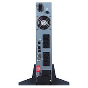UPS Socomec NRT2-U1100, 1100 VA, 900 W, on-line double-conversion, 6x C13, 1x C14, 1x RJ45, 1x USB, 8 min (75% load), LCD, Rack 2U, Gri