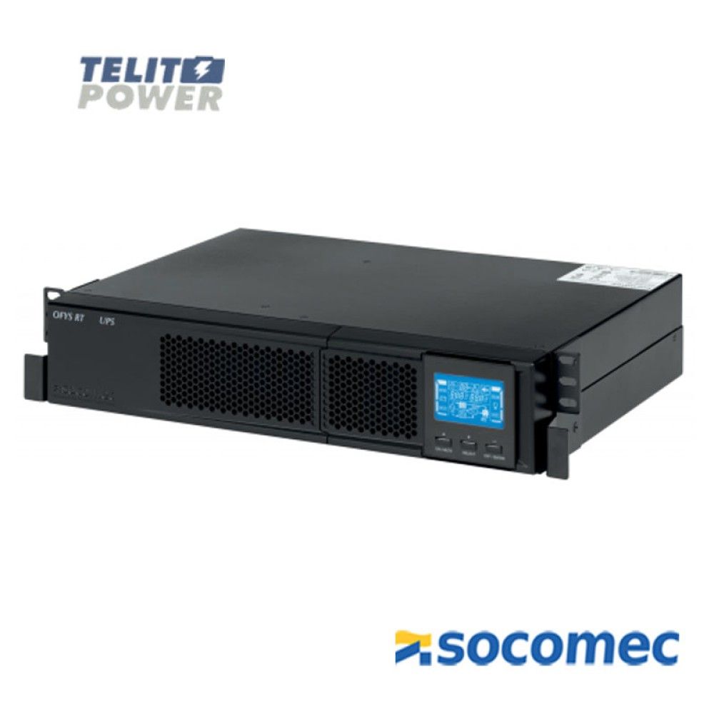 UPS Ofys OFYS-RT-U1000, 1000 VA, 900 W, on-line, 6x C13, LCD, Rack 2U, Negru