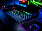 Tastatura Razer Ornata V3 - Low Profile Gaming  TECH SPECS SWITCH TYPE Razer™ Mecha-Membrane Switches APPROXIMATE SIZES Full Size LIGHTING 10 Razer Chroma™ RGB Lighting Zones WRIST REST Yes ONBOARD MEMORY None MEDIA KEYS Dedicated Media Controls PASSTHROUGH None CONNECTIVITY Wired - Attached KEYCAPS