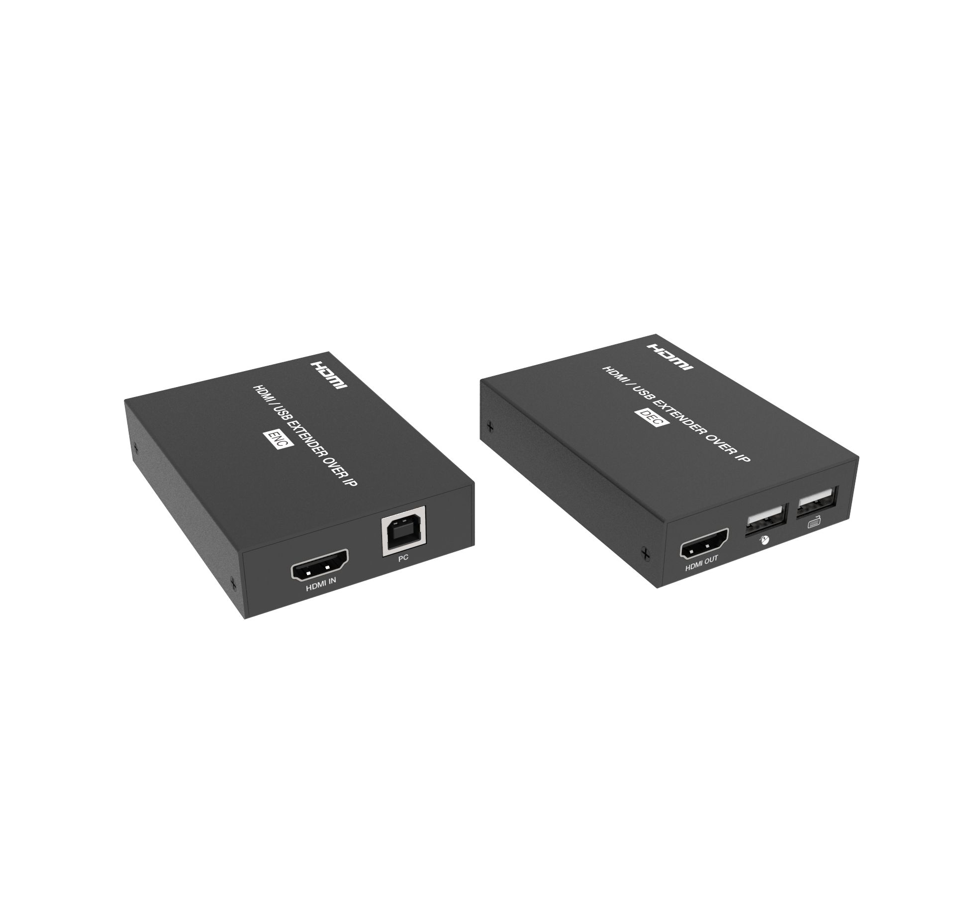 Extender IP over Ethernet KVM (HDMI + USB + IR )  1080P  IP Extender 150metrii  EvoConnect E5200K