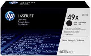 Cartus toner HP Q5949XD ,Negru ,2x6000 pagini ,Original (49x)