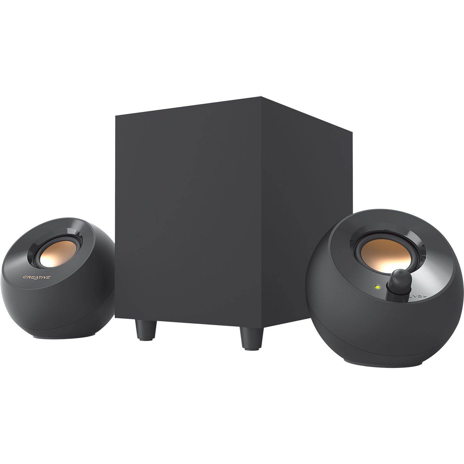 CREATIVE PEBBLE PLUS 2.1 USB Speakers - black