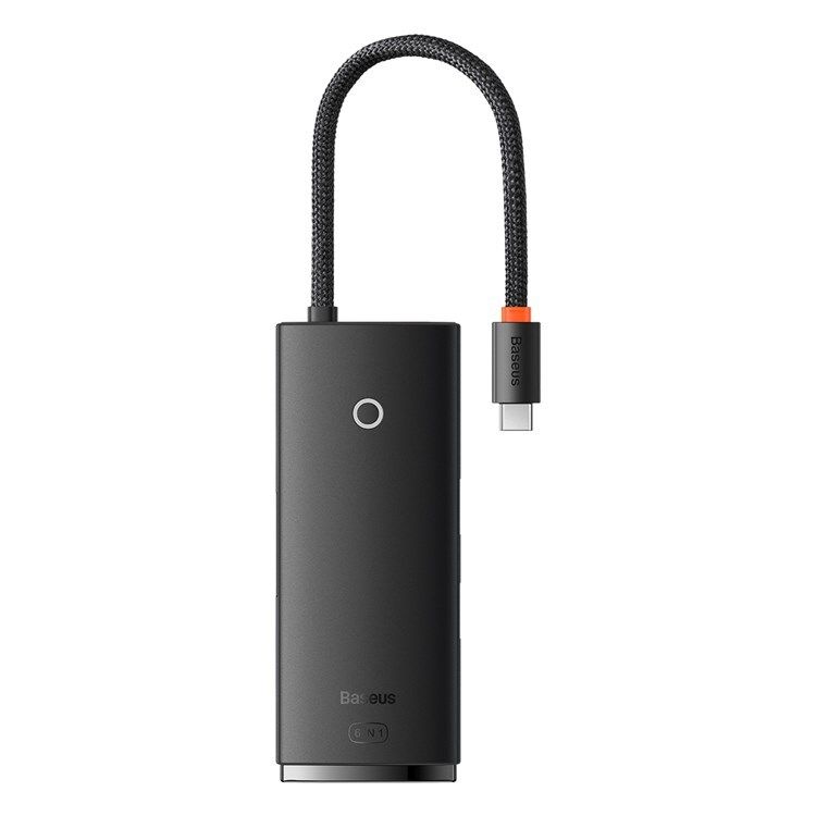 DOCKING Station Baseus Lite, conectare PC USB Type-C, USB 3.0 x 2, USB Type C x 1 PD, HDMI x 1/4K/30Hz, card reader SD/microSD, negru  WKQX050101  (include TV 0.75 lei) - 6932172606343