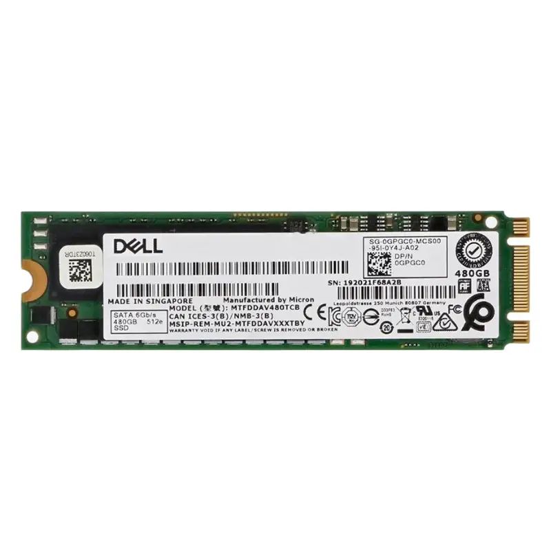 SSD server Dell 400-AVSS 480 GB, M.2 2280, SATA 6G, 3D TLC