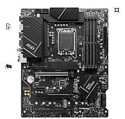 Placa de baza MSI PRO Z790-P WIFI, socket 1700, 4x DDR5 UDIMM, 6x SATA, 4x NVMe, 15x USB-A, 2x USB-C, ATX
