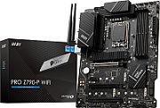 Placa de baza MSI PRO Z790-P WIFI, socket 1700, 4x DDR5 UDIMM, 6x SATA, 4x NVMe, 15x USB-A, 2x USB-C, ATX