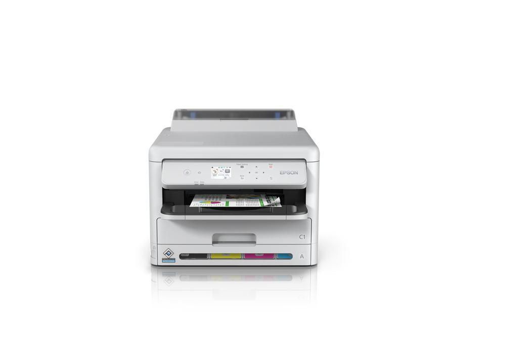 Imprimanta inkjet color Epson WF-C5390DW, A4, duplex, USB 2.0, Wi-Fi, 25 ppm negru, 25 ppm color