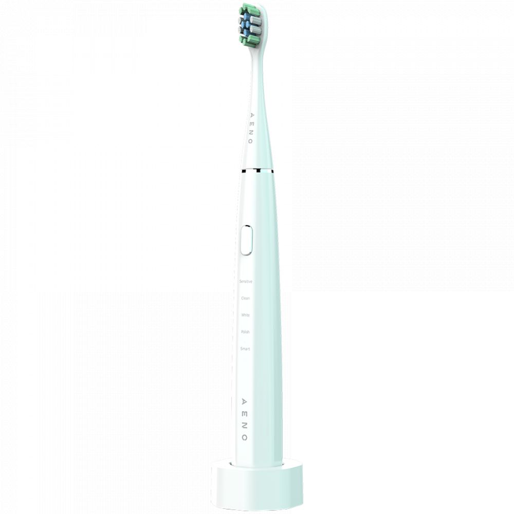 AENO Replacement toothbrush heads, White, Dupont bristles, 2pcs in set (for ADB0001S/ADB0002S)