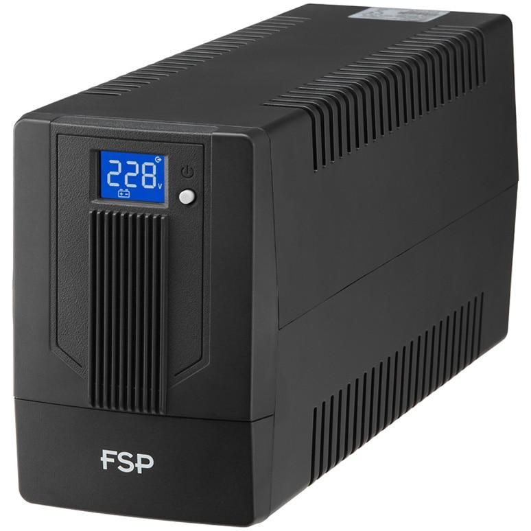 UPS Fortron PPF9003100, 1500 VA, 900 W, cu management, line-interactive, 2x Schuko, 2x C13, 1x RJ45, 1x USB, 12V/9Ah LCD, Tower, Negru