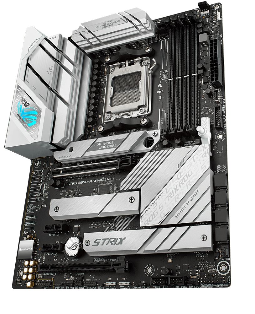 ASUS ROG STRIX B650-A GAMING WIFI 1xHDMI 1xDP 4xSATA 6Gb/s ports