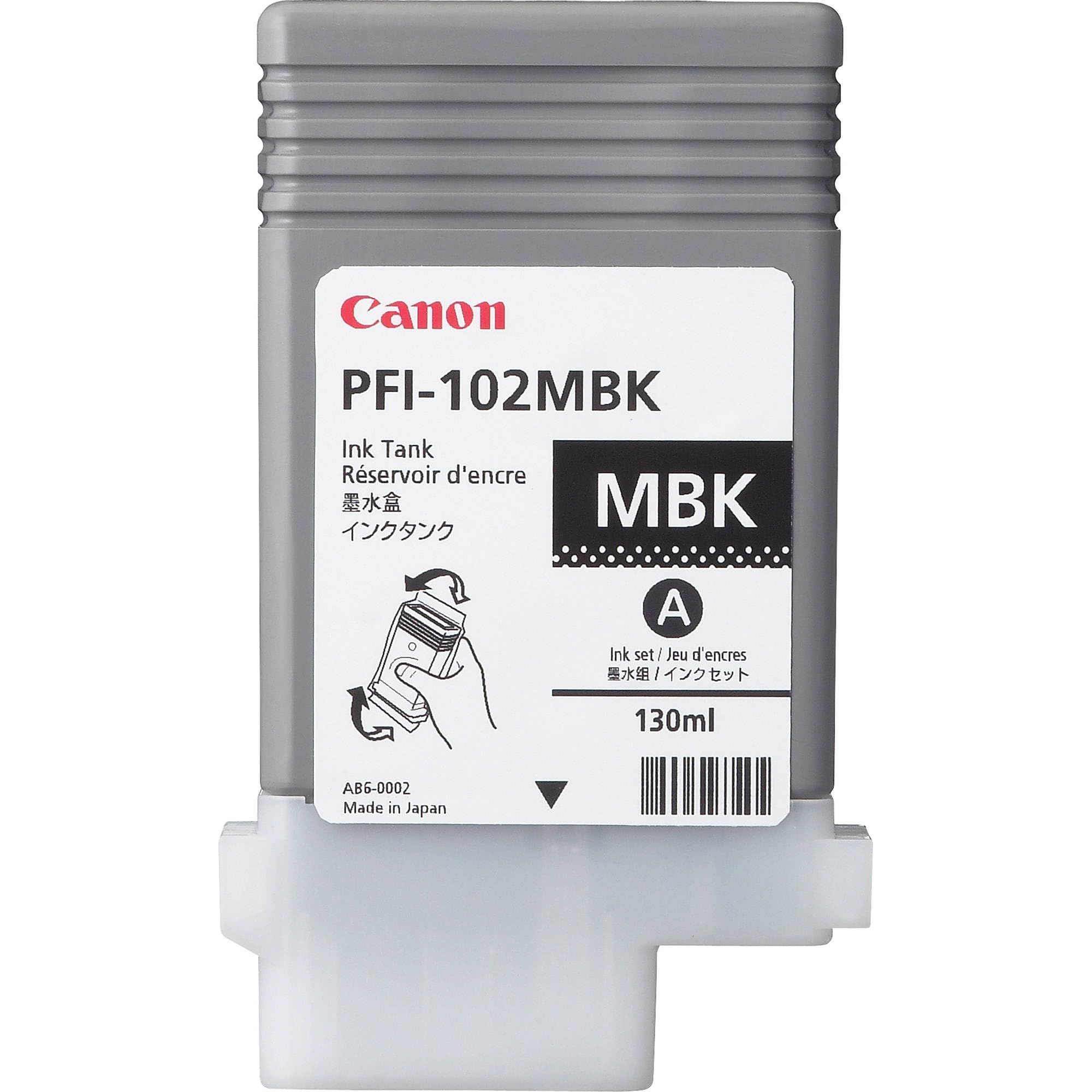Cartus cerneala Canon 0894B001AA ,Negru ,130 ml ,Original (PFI-102MBK)