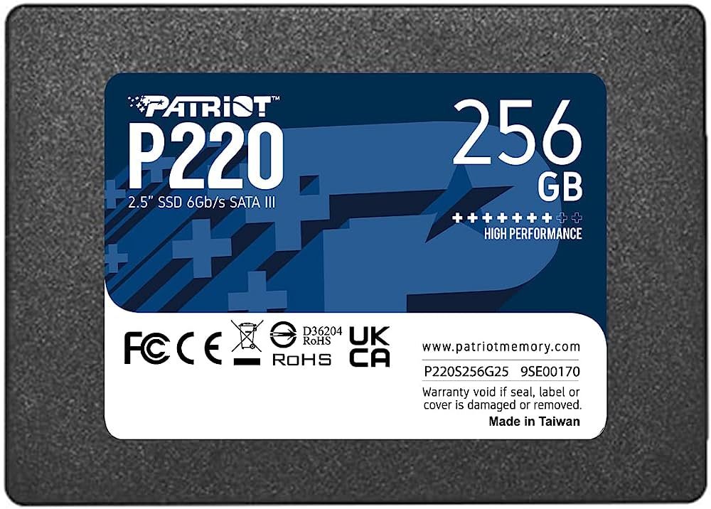 SSD PATRIOT P220 256 GB SATA3 2.5 inch