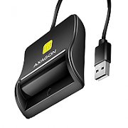 CRE-SM3N, USB-A, Cititor de carduri Smart Card FlatReader