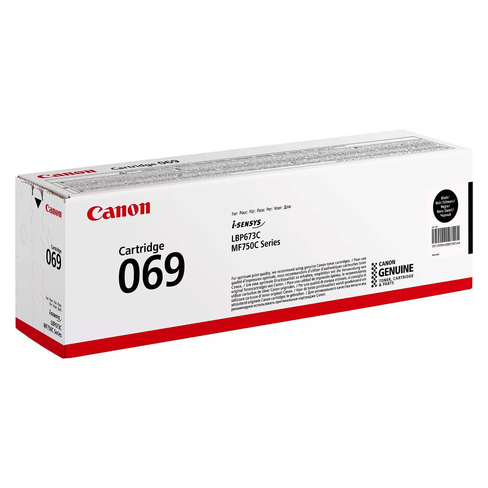 Cartus toner Canon 5094C002AA ,Negru ,2100 pagini ,Original (CRG069 BK)