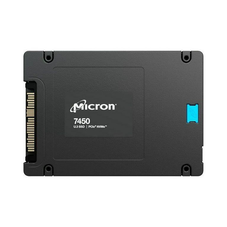 SSD server Micron 7450 PRO 960 GB, 2.5 inch, PCIe 4.0 U.3, 3D TLC, 1.0 DWPD