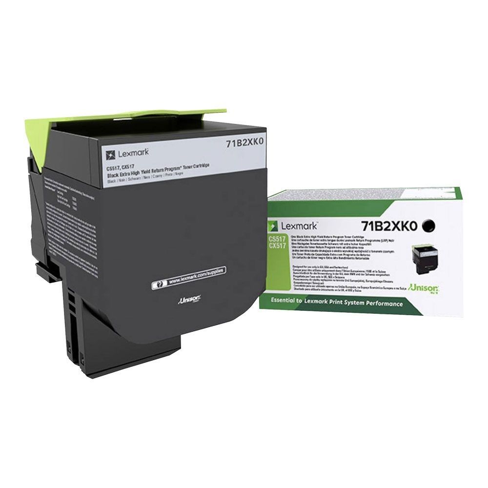 Cartus toner Lexmark 71B2XK0 ,Negru ,8 000 pagini ,Original (71B2XK0)