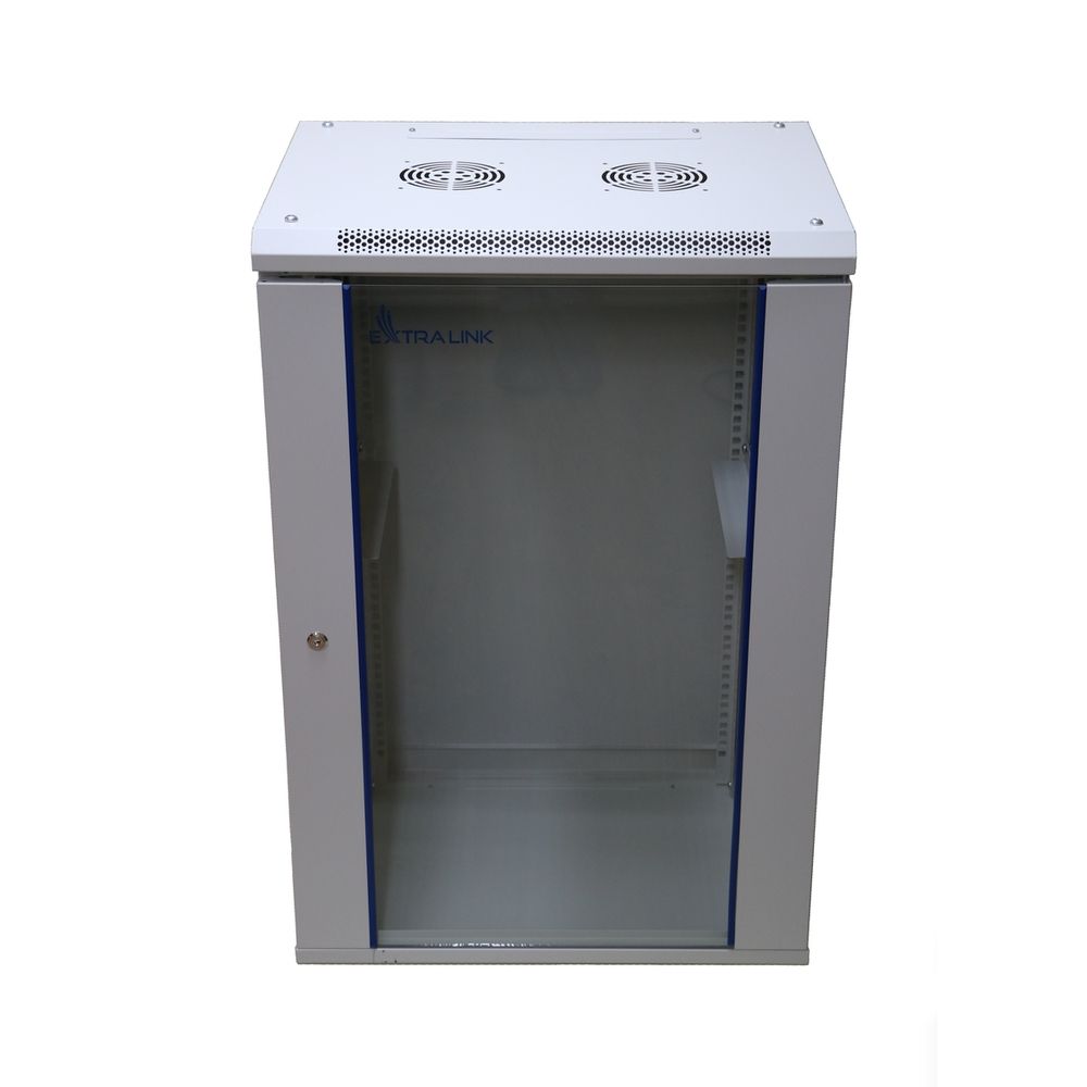 EXTRALINK 18U 600X450 wall-mounted rackmount cabinet gray