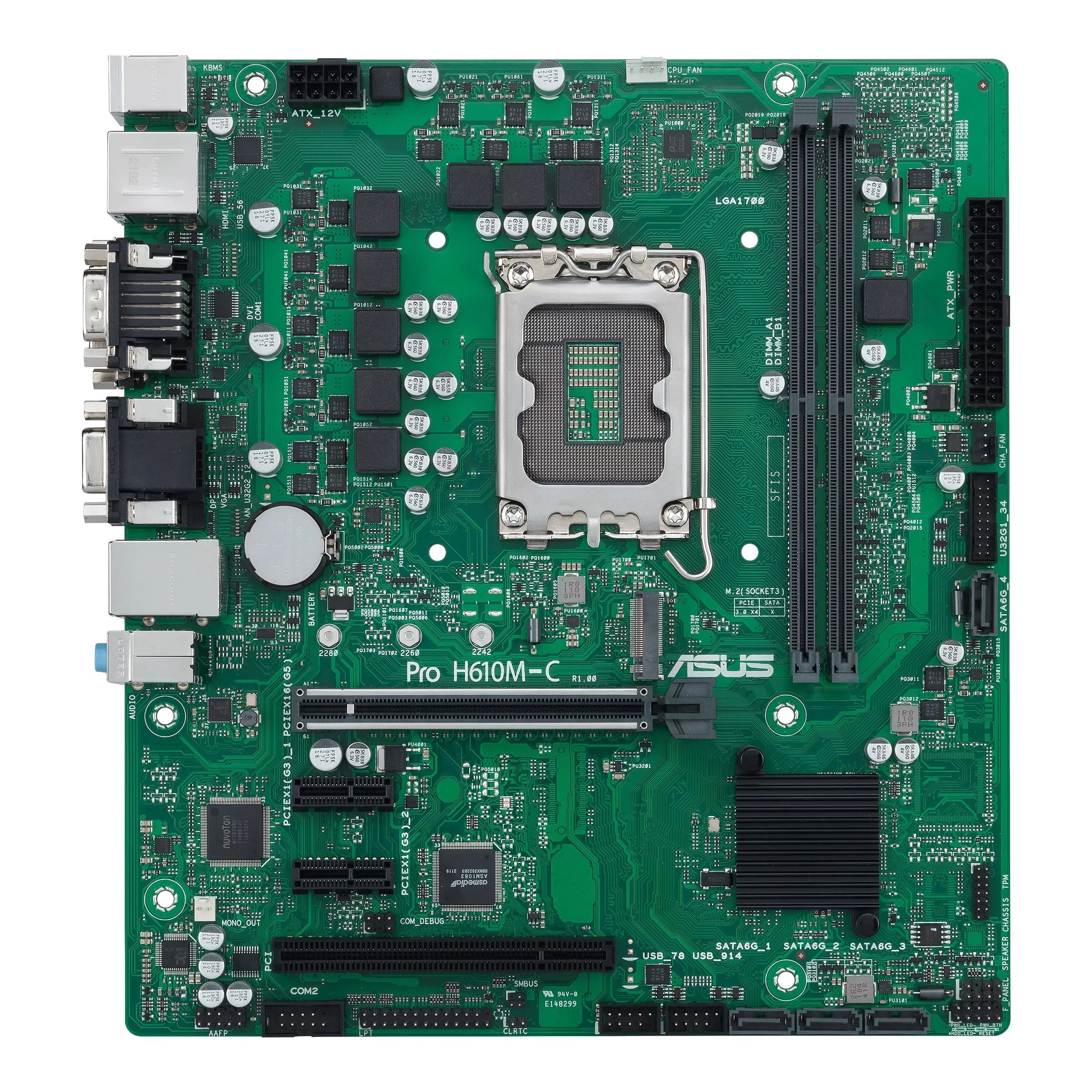 ASUS PRO H610M-C-CSM (INTEL,1700,DDR5,mATX)