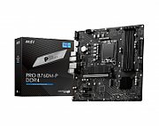Placa de baza MSI PRO B760M-P DDR4, socket 1700, 4x DDR4 UDIMM, 4x SATA, 2x NVMe, 11x USB-A, 1x USB-C, mATX