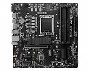 Placa de baza MSI PRO B760M-P DDR4, socket 1700, 4x DDR4 UDIMM, 4x SATA, 2x NVMe, 11x USB-A, 1x USB-C, mATX