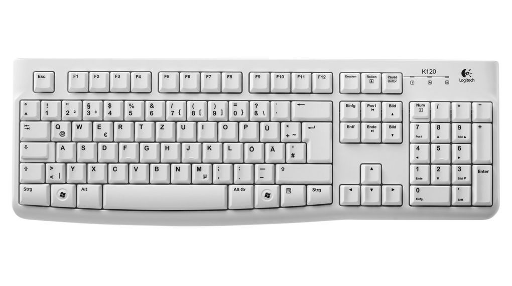 Logitech Keyboard K120 for Business [DE] beige