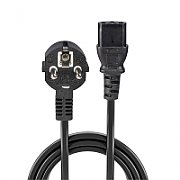 Cablu alimentare Lindy  Schuko (T) - C13 (M), 3 m, negru