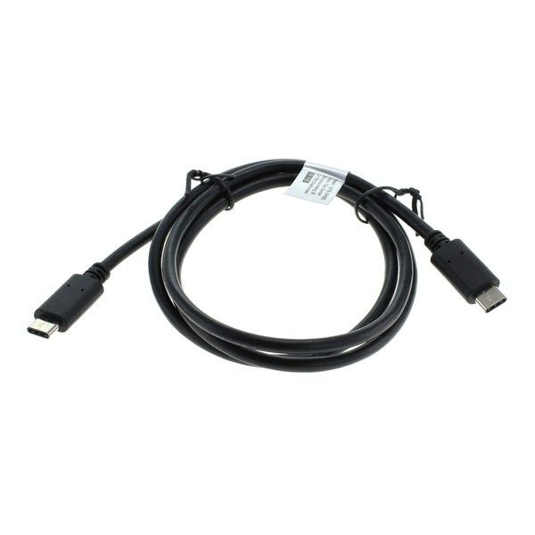 Cable USB-C (USB3.1, type C, type C) male to USB-C (USB3.1, type C, type C) male, 1m, version 3.0, black, max. 60W
- Data transmission: up to 5 Gbps
Compatible with:

	ACER Liquid Jade Primo
	Alcatel A50 / Flash / Idol 4 Pro / Idol 4S Windows / Idol 5S
	Allview P8 Energy Pro / V2 Viper X+ / X3 Soul / X3 Soul Plus / X3 Soul Pro / X4 Soul / X4 Soul Lite / X4 Soul Style / X4 Xtreme
	Apple Macbook 12&ampquot (Early 2015) / Macbook 12&ampquot (Early 2016)
	Apple Macbook Pro 13&ampquot (Late 2016) / Macbook Pro 15&ampquot (Late 2016)
	Archos 50 Graphite / Diamond 2 Plus / Diamond Alpha+ / Diamond Omega / Sense 55DC
	Asus ZenFone 3 (ZE520KL) / ZenFone 3 (ZE552KL) / ZenFone 3 Deluxe (ZS550KL) / ZenFone 3 Deluxe (ZS570KL) / ZenFone 3 Max (ZC520TL) / ZenFone 3 Max (ZC553KL) / ZenFone 4 / ZenFone 4 Pro / ZenFone AR / ZenFone Zoom S
	Blackberry DTEK60 / KEYone / KEYone Black Edition / BV8000 Pro / P6
	Blu Vivo 5
	Bluboo S8
	BQ Aquaris X / Aquaris X Pro
	Coolpad Cool S1
	Crosscall Trekker X3
	Elephone P9000 / P9000 Lite 4G
	Energizer Powermax P600S
	Essential Essential
	General Mobile GM 5 Plus
	Gigaset ME / ME Pro / ME Pure
	Google Nexus 5 (2015) / Nexus 6 (2015) / Nexus 5X / Nexus 6P / ChromeBook Pixel (2015) / Pixel / Pixel 2 / Pixel 2 XL / Pixel XL
	GoPro Hero 5
	Hisense A2
	HP Elite x3
	HTC 10 / 10 evo / U Play / U Ultra / U11 / U11 Dual-SIM / U11 Life / U11 Plus
	Huawei Honor 8 / Honor 8 Premium / Honor 8 Pro / Honor 9 / Honor Note 8 / Mate 10 Porsche Design / Mate 10 Pro Dual SIM / Mate 10 Pro Single SIM / Mate 9 / Mate 9 (Dual-SIM) / Mate 9 Porsche Design / Mate 9 Pro / Nexus 6P / Nova 2 / Nova 2 Plus / Nova Dual SIM / Nova Plus / Nova Single SIM / P10 / P10 Plus / P9 / P9 Plus
	Kodak Ektra
	Lenovo Moto Z / Moto Z Force / Moto Z Play / Phab 2 / Phab 2 Plus / Phab 2 Pro
	LG G5 / G5 SE / G6 / G6+ / Nexus 5X / V20 / V30
	Meizu MX6 / Pro 6 / Pro 6S / Pro 7
	Microsoft Lumia 950 / Lumia 950 Dual SIM / Lumia 950 XL / Lumia 950 XL Dual SIM
	Motorola Moto X4 / Moto Z2 Force / Moto Z2 Play
	Nextbit Robin
	Nintendo Switch / Switch Lite
	NOA H10le
	Nokia 8 / 6 (2018) / N1 Tablet
	Nubia M2 / N1 / N1 Lite / N2 / Z11 / Z11 Max / Z11 Mini / Z11 miniS
	OnePlus 2 / 3 / 3T / 5 / 5T
	Samsung Galaxy A3 (2017) / Galaxy A3 (2018) / Galaxy A5 (2017) / Galaxy A5 (2018) / Galaxy A8 (2018) / Galaxy A8+ (2018) / Galaxy Note 8 / Galaxy Note 8 Duos / Galaxy Note7 / Galaxy S8 / Galaxy S8 Active / Galaxy S8+ / Galaxy S8+ Duos / Galaxy X
	Saygus V2
	Shift Shift5pro
	Sony Xperia L1 / Xperia X Compact / Xperia XA1 / Xperia XA1 Plus / Xperia XA1 Ultra / Xperia XZ / Xperia XZ Premium / Xperia XZ1 / Xperia XZ1 Compact / Xperia XZs / Xperia XZs Dual SIM
	Ulefone Armor 2 / Future / Power 3
	UMIDIGI Z1
	Z1 Pro
	Vernee Apollo / Apollo Lite / Apollo X / Mars / Mars Pro 4G
	Vertu Constellation (2017)
	Wileyfox Swift 2
	Swift 2 Plus
	Xiaomi Mi 5 / Mi 6 / Mi A1 / Mi Max 2 / Mi Max Prime / Mi Mix 2
	ZTE Axon 7 / Axon 7 Mini / Blade V8 64 GB / Blade V8 Pro / Grand X3
	ZUK Z1 / Z2 / Z2 Pro

Packaging: bulk 1 pc.