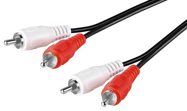 Audio cable 2.5m 2 x RCA male to 2 x RCA male
CABLE-452
KPO2610
Packaging: bulk 1 pc.